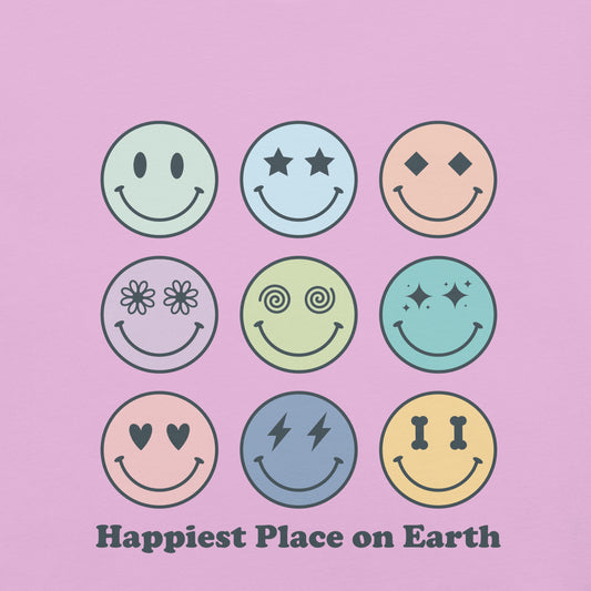 Adult Happiest Place On Earth Tee (Cool)