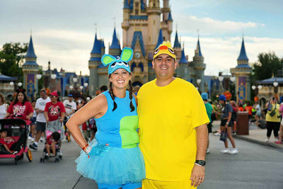 Easy DIY Toy Story 4 Ducky and Bunny Halloween Costumes (Perfect for Hot Weather!)