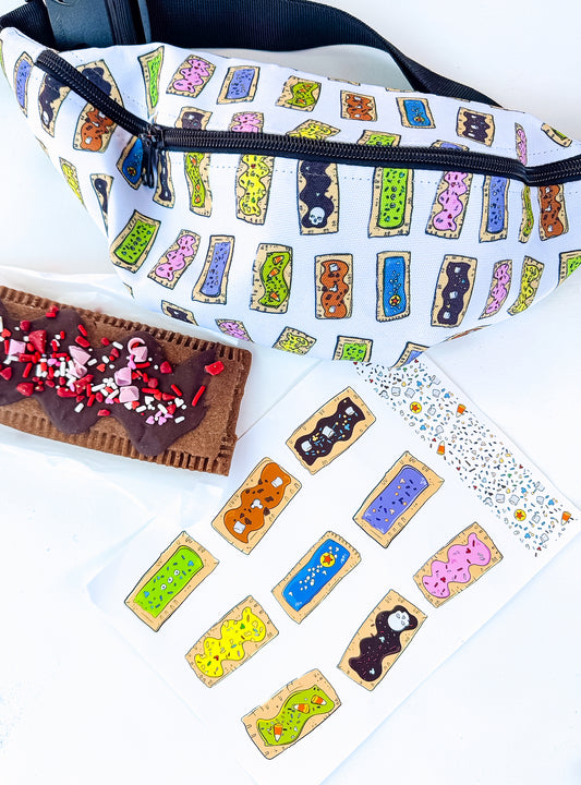 Lunchbox Tart Sticker sheet