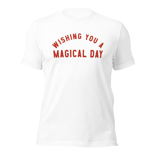 Wishing You A Magical Day Tee (Red)